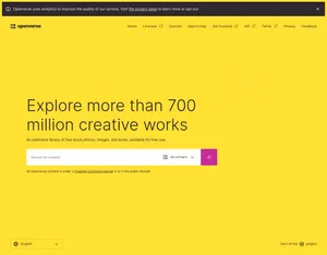 Openverse screenshot