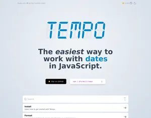 Tempo screenshot