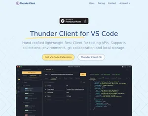 Thunder Client screenshot