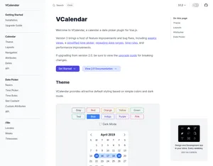 VCalendar screenshot