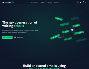 Vue Email screenshot