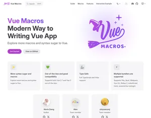 Vue Macros screenshot