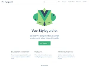 Vue Styleguidist screenshot