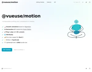 vueuse/motion screenshot